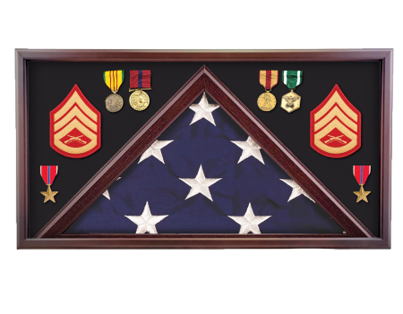 Large Flag Awards Rank Case