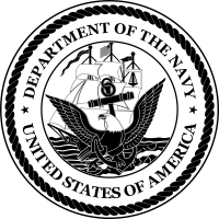 Laser Navy Medallion for United States American flag display case